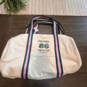 PINK Victoria's‎ Secret Sports 86 Athletic Club Duffle Bag Gym Travel- Brand New